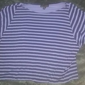 Soft cold shoulder top